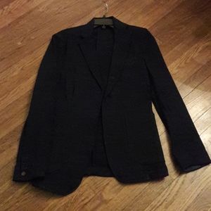 apolis structured bottonless sports coat